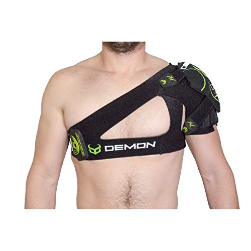 Demon United X D3O Shoulder Stability Brace With D3O Impact Protection- Neoprene Shoulder Support W/ D3O For Rotator Cuff, Labrum Tear, Ac Joint Pain, Shoulder Compression Sleeve (Xxlarge/Xxxlarge) #TOP2