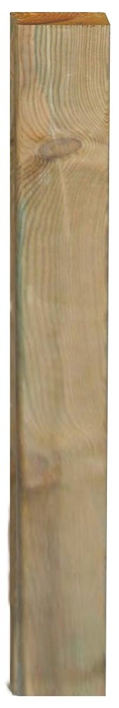 Salone-negozio-online PALO Rettangolare PZ.4 CM.4,5X9,0X300H in Legno di Pino IMPREGNATO