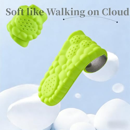 Image of Insoles Men, Shoe Inserts for Men, 4D Cloud Insoles for Men and Women, Steeper Insoles for Boots & Sneakers, Cuttable, Anti Fatigue, Shock Absorption, Foot Pain Relief (L: Men7-11)