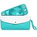 Fintie Tragetasche für Nintendo Switch Lite 2019 – Tragbare Reisetasche Schutztasche mit Seitentasche, Spielkartenschlitzen, Haltegurt für Nintendo Switch Lite und Zubehör, Türkis