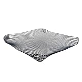 Happyyami BBQ MESH BAG tragbar im Freien Grillzubehör Grilltasche Grillutensilien Glasfaser Schwarz