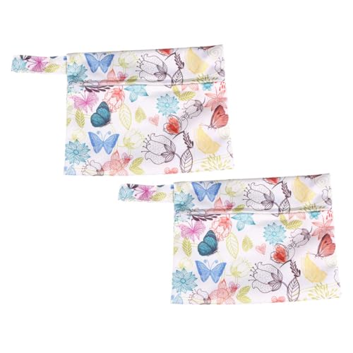 TOPPERFUN Bolsa De Almacenamiento Para Compresas Menstruales 2 Unidades Tamaño 14x18 Cm Colorido Portátil Multifunción Ligera Para Higiene Femenina Uso Diario Protección y Organización