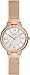 Produktbild Fossil Damenuhr Virginia, Dreizeiger Uhrwerk, 30mm Rose Gold Edelstahlgehäuse mit Edelstahlarmband, ES5111