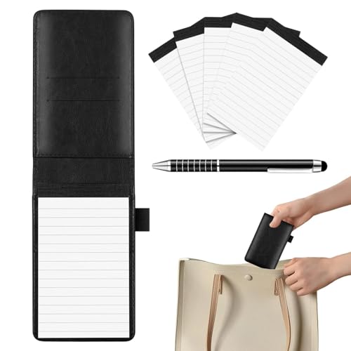 Cuaderno Pequeño,Mini Diario 7,62 x 12,7 centímetros,Pequeño Cuaderno de Bolsillo | Para Uso Diario En La Escuela, El Trabajo, El Estudio, La Oficina, Los Viajes, Estudiantes Y Reuniones De Negocios