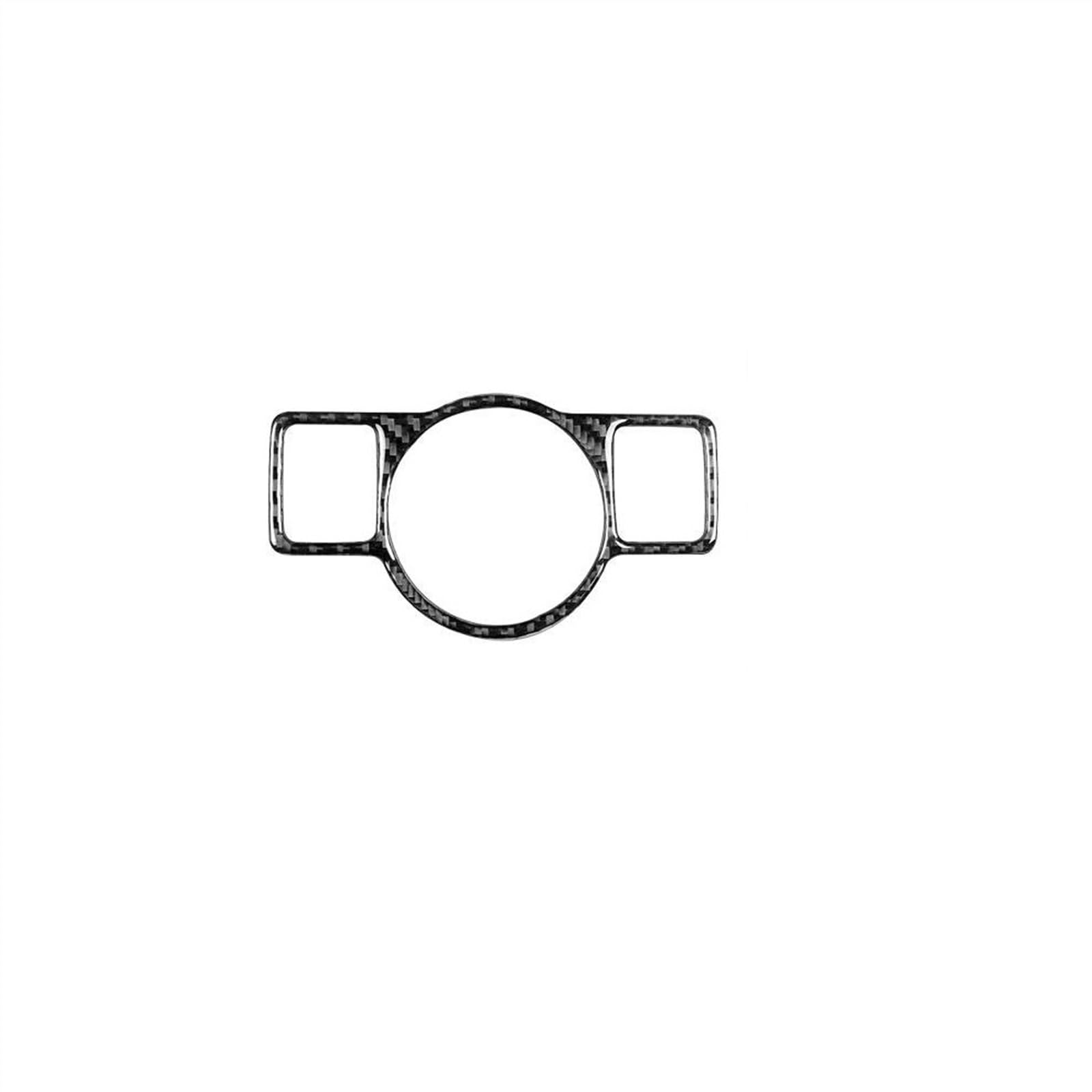 Car Interior Accessories Frame Headlight Cover for Passat B6 2006-2011 Auto Decorative Sticker Decorative(Black)