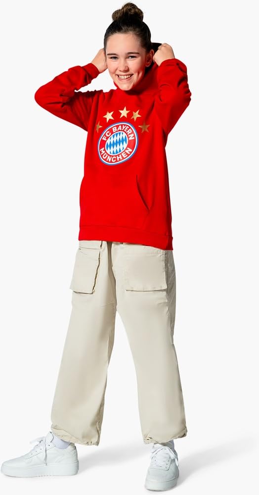 FC Bayern München Hoodie Essential Kinder Rot