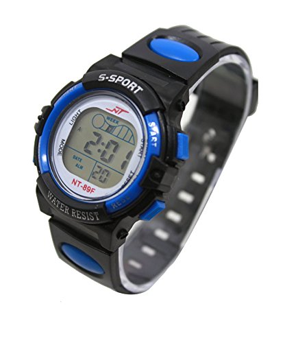 Spritumn WatchKids Watch for Boys Girls Best Gift for Childrens,Girl Boy LED Light Wrist Watch Alarm Date Digital Multifunction Sport