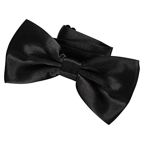 WELROG Noeuds papillon pré-attachés pour mariage Noeud papillon réglable Cravate (Noir) - Image 6