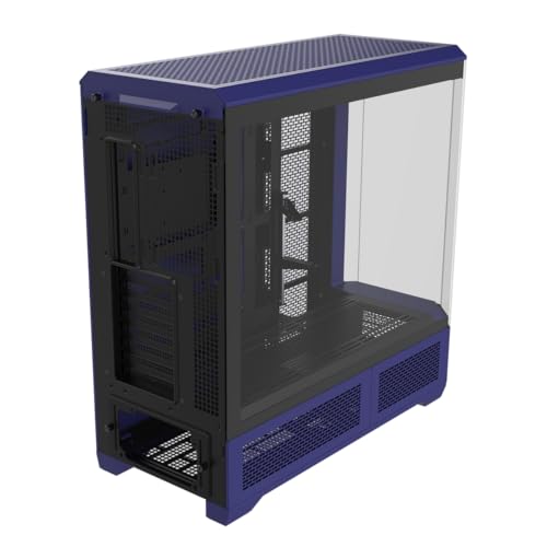 Image of Thermaltake View 600 TG; Full Tower; 420mm Radiator Support; 480mm GPU Clearance; Hidden Connector Support; Rotatable PCIe Slots; 220mm PSU Clearance; Future Dusk; CA-11H-00FNWN-00