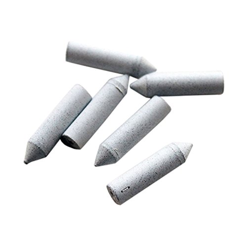 Silicone Bullet Points White COARSE GRIT PKG 6 Jewelry POLISHING Metals