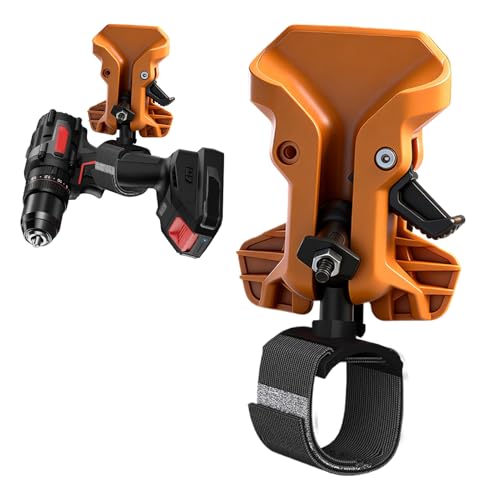 Clip Para Herramientas De Cintura: 3,07 X 2,36 Pulgadas, Bloqueo Automático Con Correas Elásticas, Clip Para Cinturón Con Herramientas Con Mango | Para Carpinteros Técnicos Electricistas Construcción