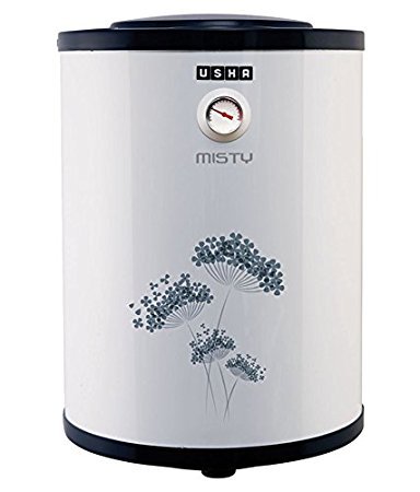 Usha Misty Storage 10-litres 2000-Watt Verticle Water Heater 5 Star (Twinkling Grey) With Free Installation Usha Misty Storage 10-litres 2000-Watt Verticle Water Heater 5 Star (Twinkling Grey) With Free Installation