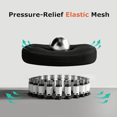 Image of AreShark Office Chair Ergonomic Desk Chairs with Adjustable Lumbar Support, High Back Breathable Mesh Chair with Wheels& Flip-up Armrests,Rolling Swivel Comfy Task Computer Chair for Home Work Gaming