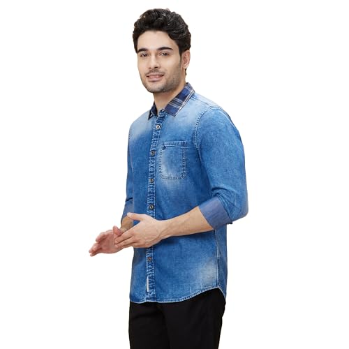 Image of Being Human Garments Mens-Top Shirts Navy