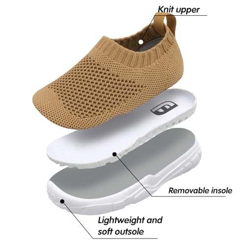 Image of JOINFREE Toddler Boys Girls Sneaker Slip On Shoes Kids Lightweight Breathable Walking Shoes