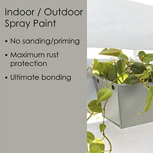 Image of Krylon Fusion All-In-One Adhesive Spray Paint for Indoor /Outdoor Use, 12 oz, River Rock