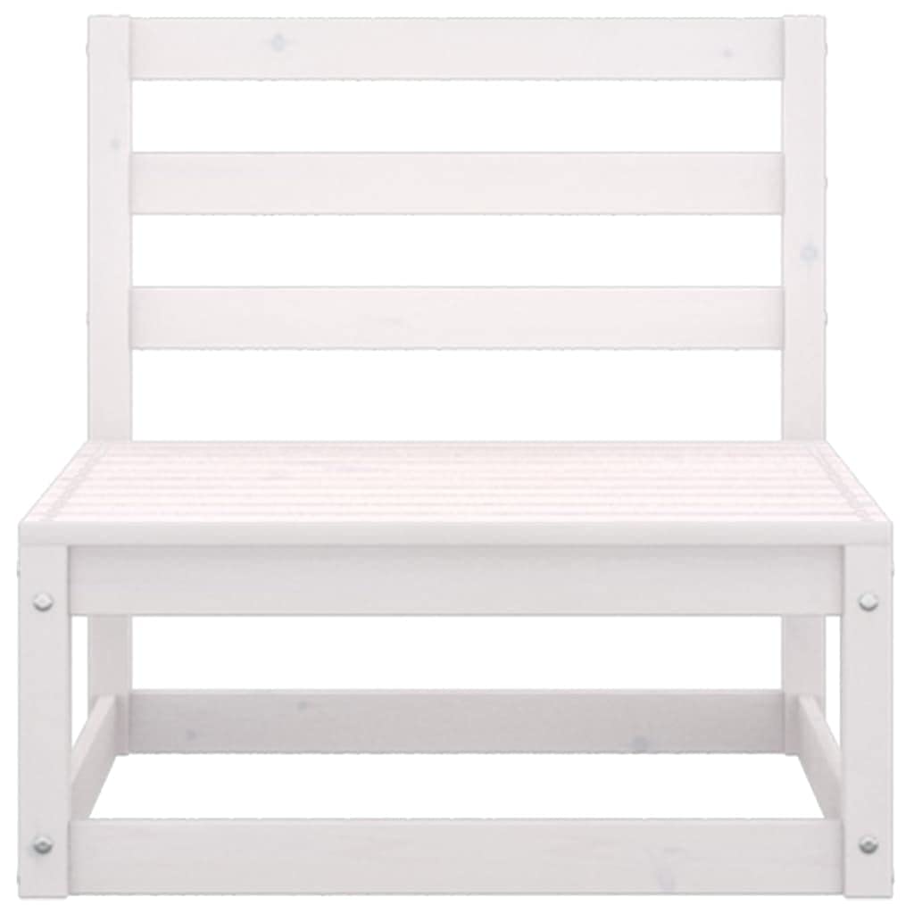 Divano da giardino 3 posti in legno di pino massiccio, design modulare per esterni, set da soggiorno resistente alle intemperie, mobile da terrazza flessibile e stabile