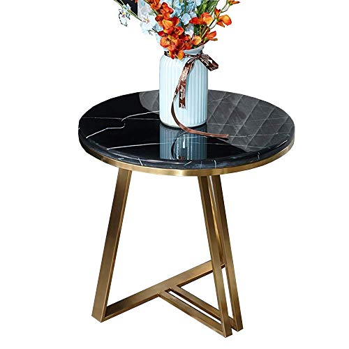 Home&Selected Furniture/Nordic Marble End Tables Living Room Gold Iron