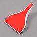 HECASA Vortex Generator Universal Shark Fins Diffuser Air Foils Compatible with Suvs, Trucks, Trailer, RV Stick-on White Spoiler Wing 1Pc