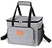AGOER Sac Isotherme Enfants Hommes Grande Capacité 15L Sac Glacière Cooler Bag de Reapas pour Déjeuner/Travail/Ecole/Plage/Pique-Nique, Gris