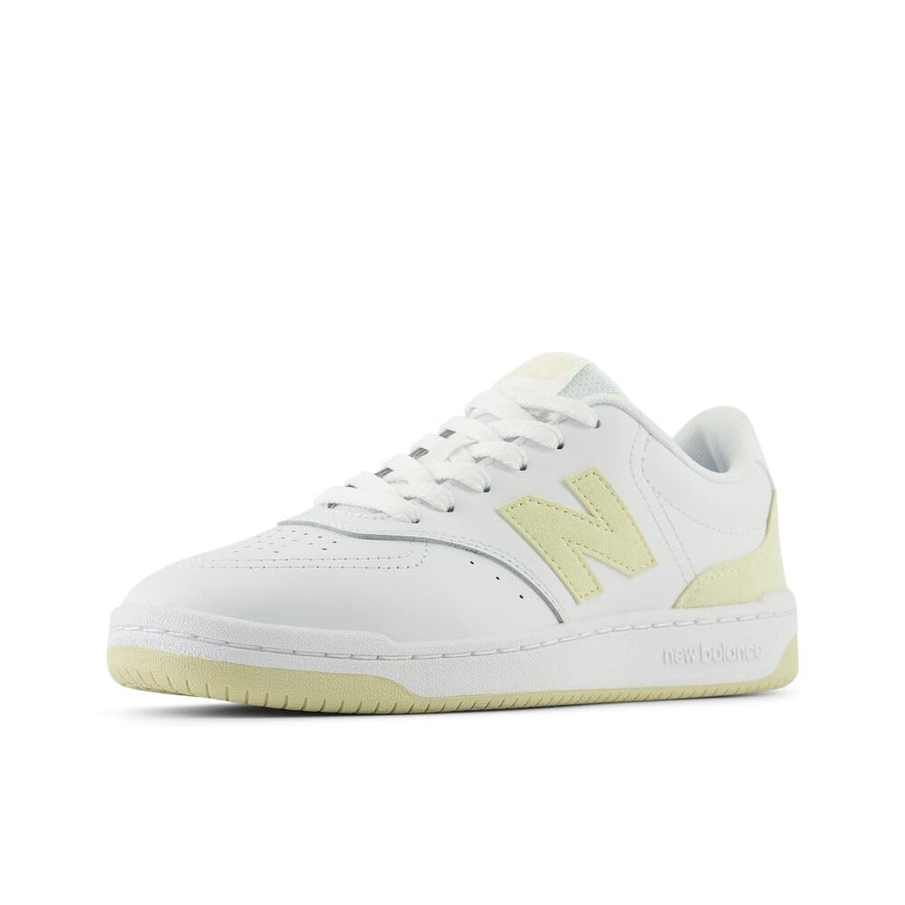 

                                                    New Balance Women's BBW80 V1 Sneaker, White/Pale M
