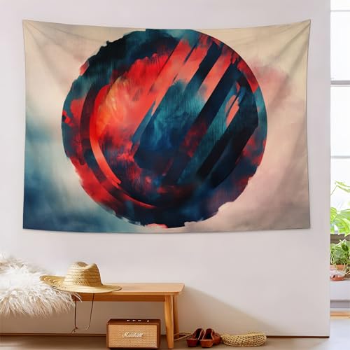 Tapiz de pared y manta de playa de acuarela abstracta, tapices de ropa de cama de 150x230cm