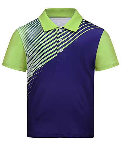 Secood LP-BYPO-CFTTP005GN2XL Boys Short Sleeve Pique Polo Shirts Summer Casual Uniform Sport Tops cover