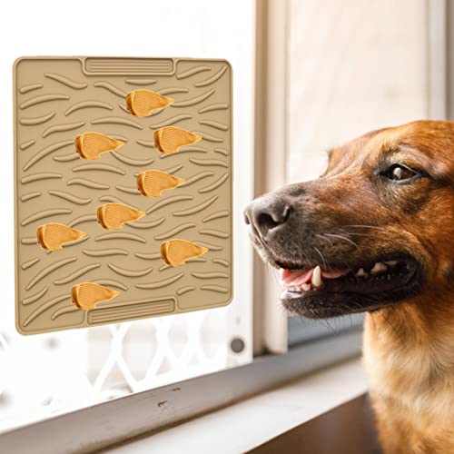 Lamber almofadas para cães, Alimentadores lentos para cães clássicos, tapete de lamber, redução de a
