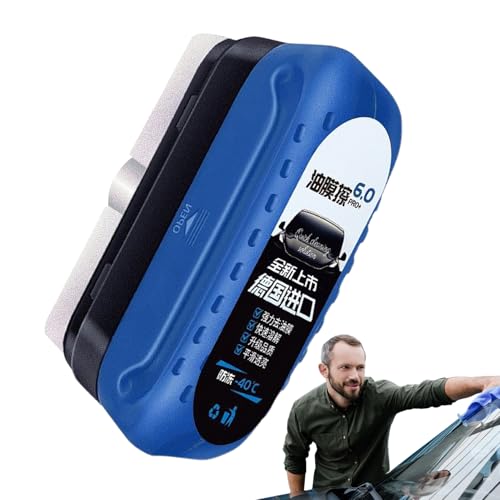 オイルフィルム クリーニング ブラシ - 120ml 防雨 自動車 クリーニング 用品 | オイルフィルム リムーバー,ポリッシング用 インテリア エクステリア リアビューミラー タイヤ マリン モーターサイクル RV トラック 家具 ガレージ