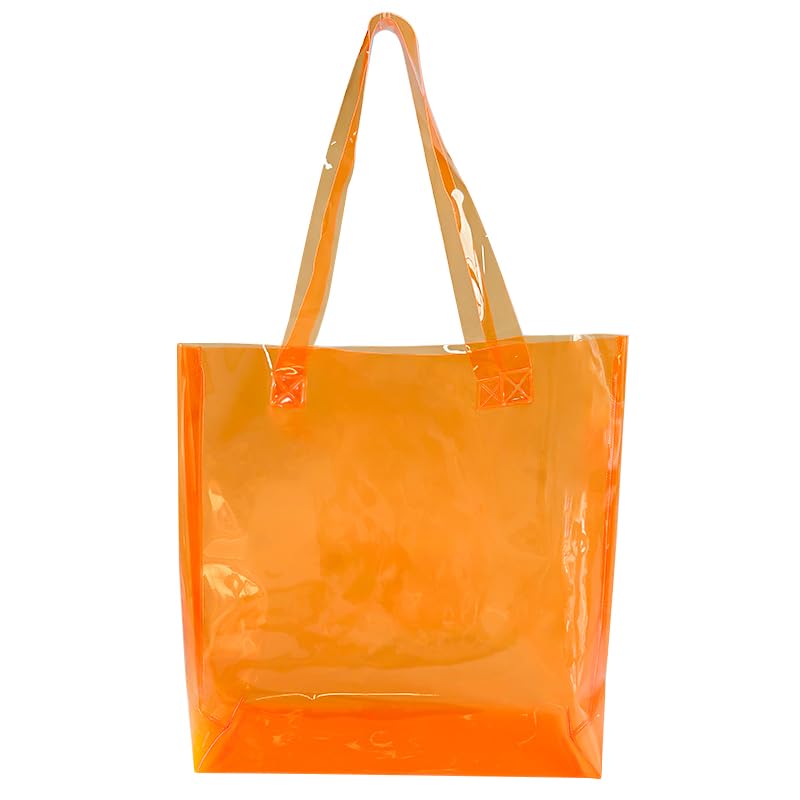 Beach Bag Waterproof Clear Tote Bag12 2x11 81x4 33 Sandproof with Handles Heavy Duty PVC for Pool Travel
