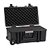 DCB Cases - Element 5573F | 22 x 14 x 10 Ext Dim | IP67 Waterproof | Pluck Foam Insert | Telescoping Handle | Foldable Grip | Resin-Reinforced Injection Molded Plastic | 2 Latch Lid Close | Wheels