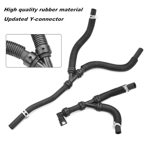 Image of HVAC Heater Hose Assembly Engine Intake Heater Hose Compatible with Chrysler Town & Country 2011-2016 Dodge Grand Caravan 2011-2019.Heater Hose Assembly Replacement 5058729AH 626-315HP