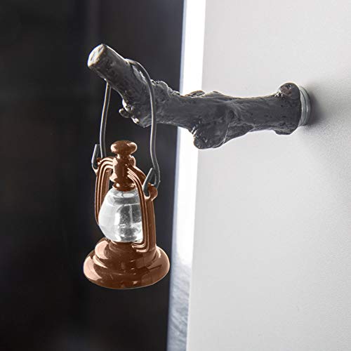 Yisily Miniture Laterne Puppenstuben Öllampe Miniatur Mini Light Metal Vintage Licht Zubehör Simulation Modell Spielzeug… – Bild 8
