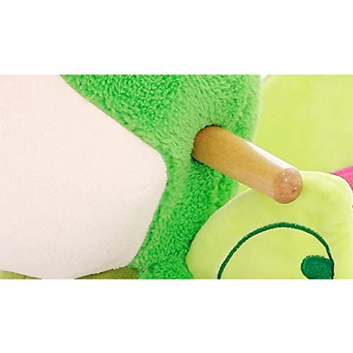 Schaukelpferd Schaukeltier Kinder Stuhl Baby Trojan Spielzeug Geschenk Massivholz Niedlichen Cartoon Holz Musik Shake… – Bild 7