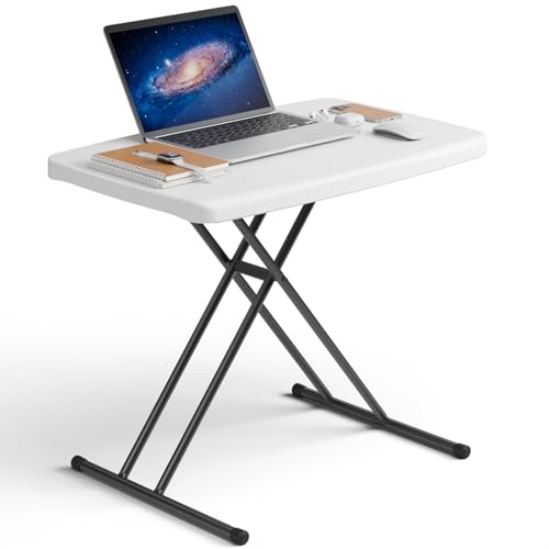 MAKE CHANGES Folding Table 30 Inch - Small Desk...
