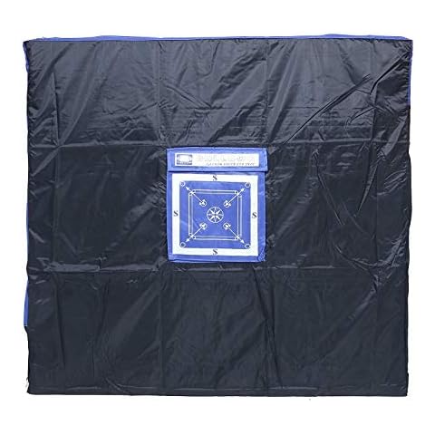 KD Sports KD Carrom Board Cover Champion Board Quality Full Cover with Extra Pocket for Coins, Striker & Powder (Full Cover Bulldog) Cover