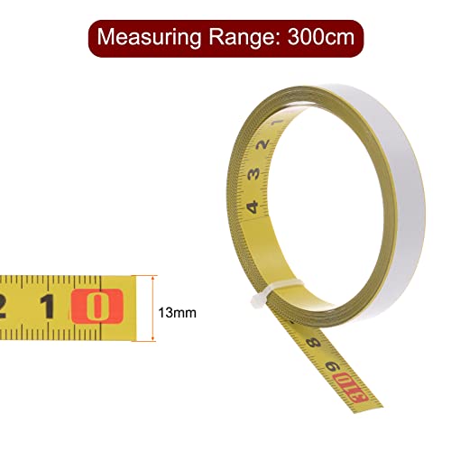 Cinta Métrica Adhesiva HARFINGTON 3 m Métrica Amarilla miniatura 2