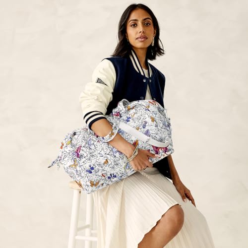 Vera Bradley Women's Premium Cotton Miramar Weekender Travel Bag4