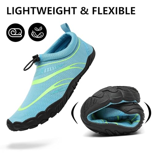 Image of Mishansha Womens Mens Water Swim Shoes Wide Toe Box Barefoot Shoes US Size 5.5-13.5 Women / 3-11.5 Men