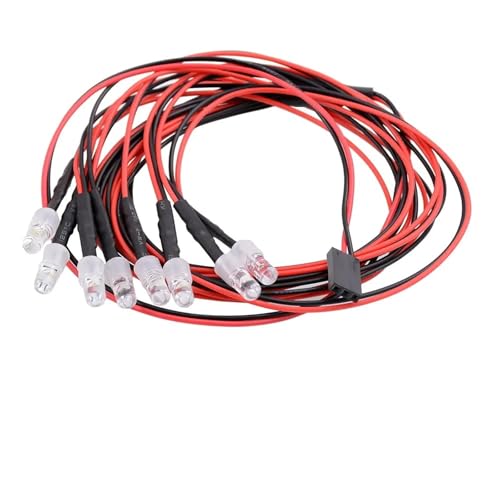Luces coche RC para evitar pérdidas en la oscuridad kit LED 5mm Axial SCX10 Traxxas