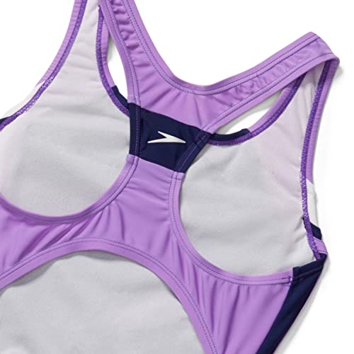 Image of Speedo Girl's Swimsuit One Piece Infinity Splice Thick Strap