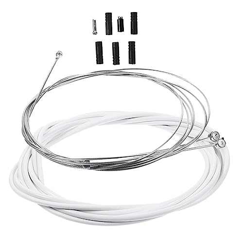 Mikinona 1 Set Bicycles Brake Cable Kit High Tension Brake and Derailleur Cable Housing for Mountain and Road Bikes Durable and Cold Heat Resistant Design Easy to Use and Install