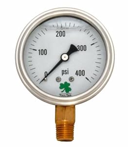 Zenport LPG400 Zen-Tek Flüssigdruckmanometer 400 PSI