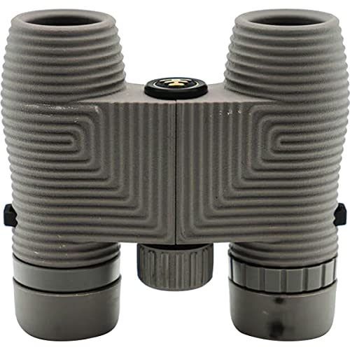 Image of Nocs Provisions Standard Issue 8x25 Waterproof Binoculars, 8X Magnification, Bak4 Prism, Wide View Multi-Coated Lenses for Bird Watching, Hiking & Backpacking - Deep Slate Gray