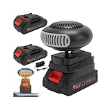 Chauffage A Batterie, Chauffage Voiture Portable Sans Fil, chauffage d'appoint, Dégivrage&Désembueur, 2 Vitesses De Température, Pour Véhicule Bureau Chambre Salle, 96V (B)