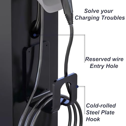 Support borne recharge evite cable au sol avec ce socle noir