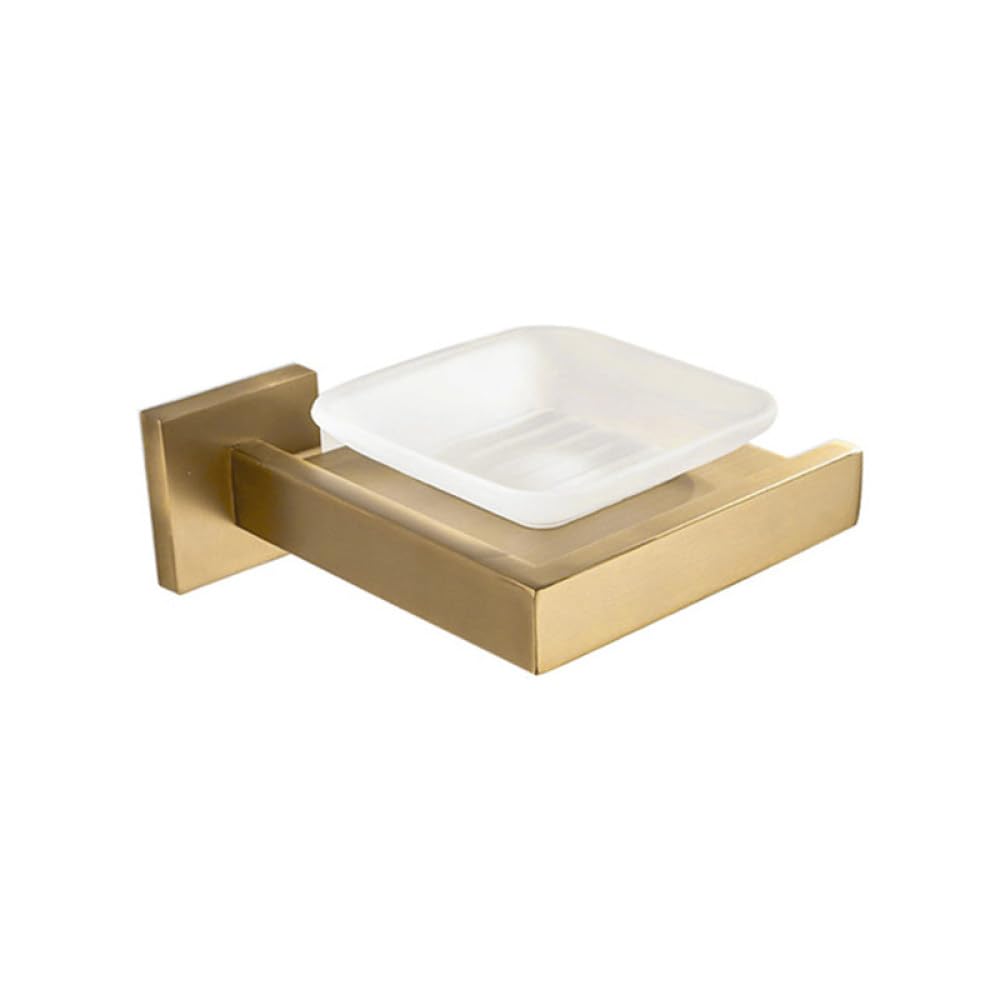 Juegos de accesorios de baño de oro cepillado con toallero gancho y portarrollos