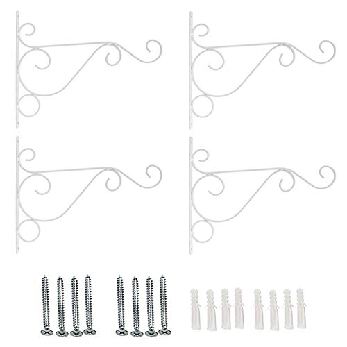 Hanging Basket Brackets White for sale in UK