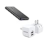 Anker 313 Power Bank 10000mAh&2-Pack Dual Port 12W Wall Charger