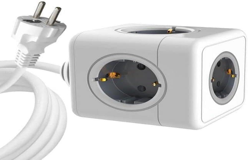 Microconnect White Mc-Cube015 Power Extension 1.5 M 5 Ac Outlet(S) Indoor Wh 1.5M